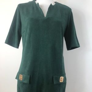 Club Donna Dress Green Sued $23 Brand New Sz M
